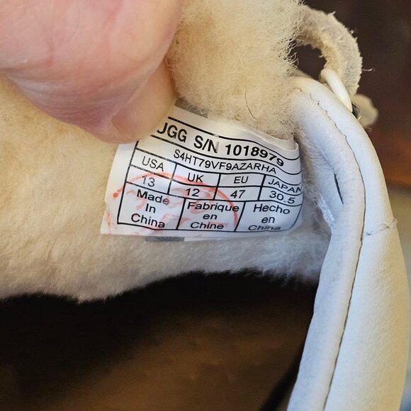 UGG White and Tan Men's Sneakers - Picture 16 of 16